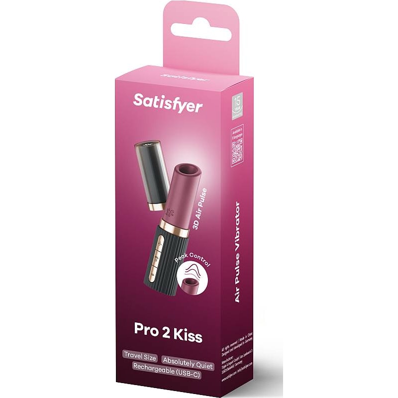 Satisfyer Pro 2 Kiss Mini Clitoral Massager > Vibrators > Ladies > Clitoral Vibrators and Stimulators