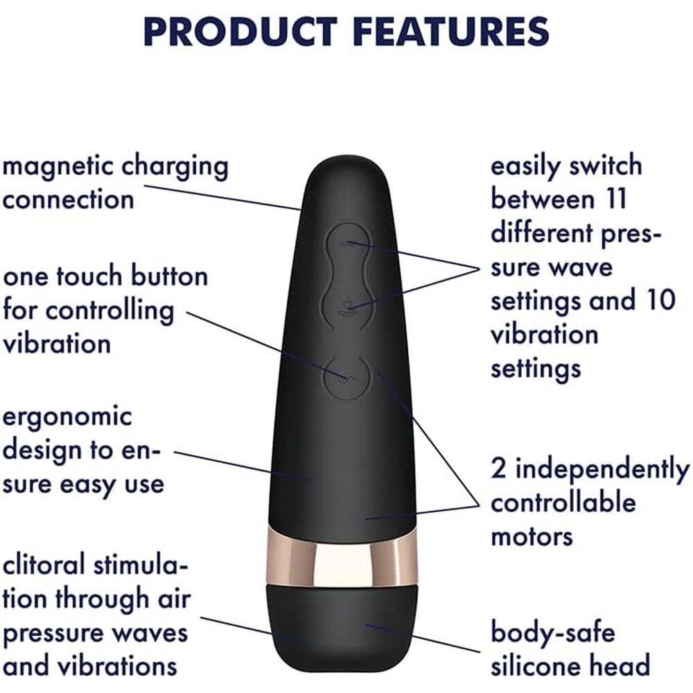 Satisfyer Pro 3 Plus – Silicone Attachment Vibration Clitoral Massager > Sex Toys For Ladies > Air Pulsation