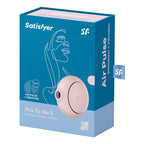 Satisfyer Pro To Go 3 Rose Air Pulse Stimulator and Vibrator Compact Size > Sex Toys For Ladies > Air Pulsation