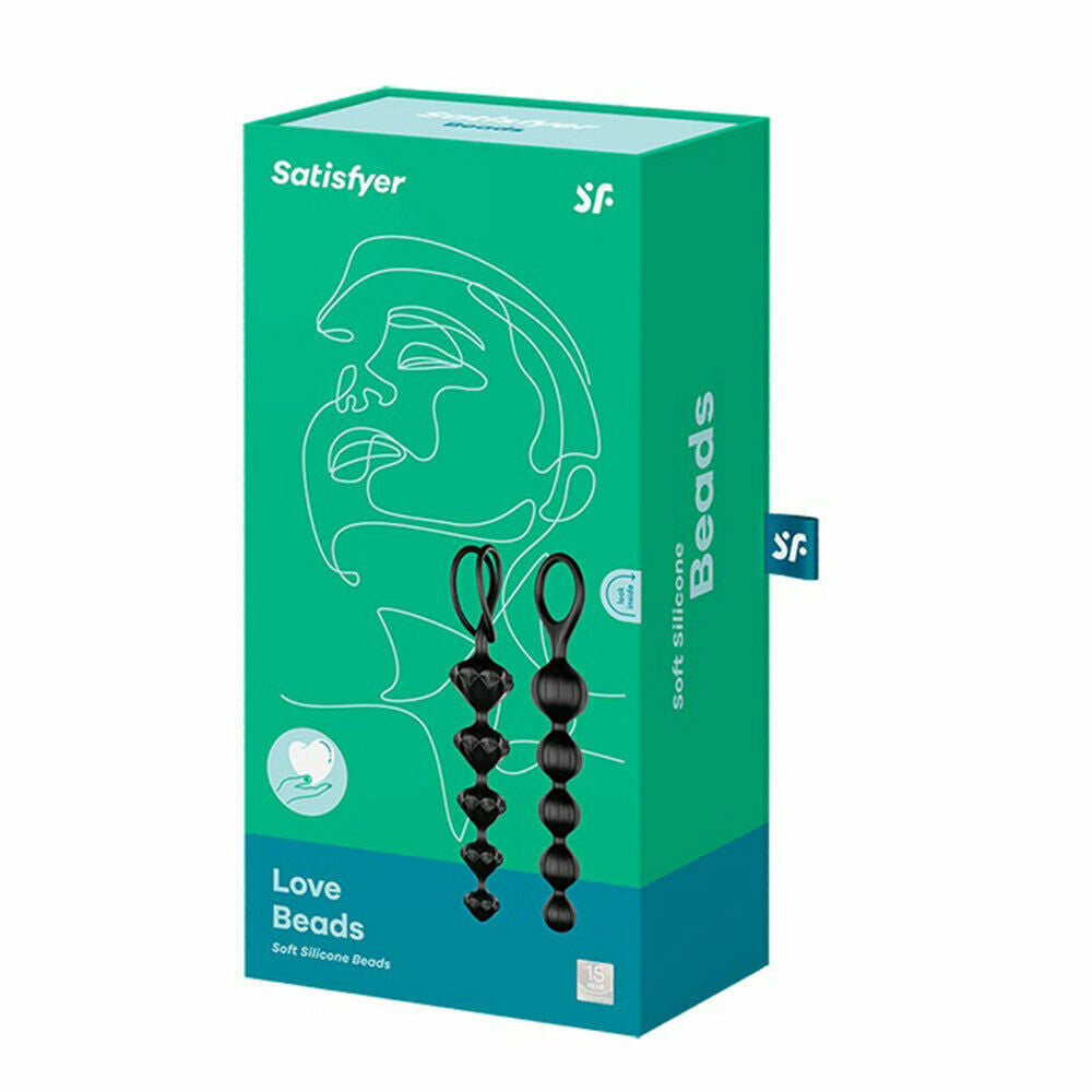 Satisfyer Silicone Anal Beads Set of 2 – Smooth Ergonomic Design 8 Inches Anal Beads > Anal Range > Anal Beads