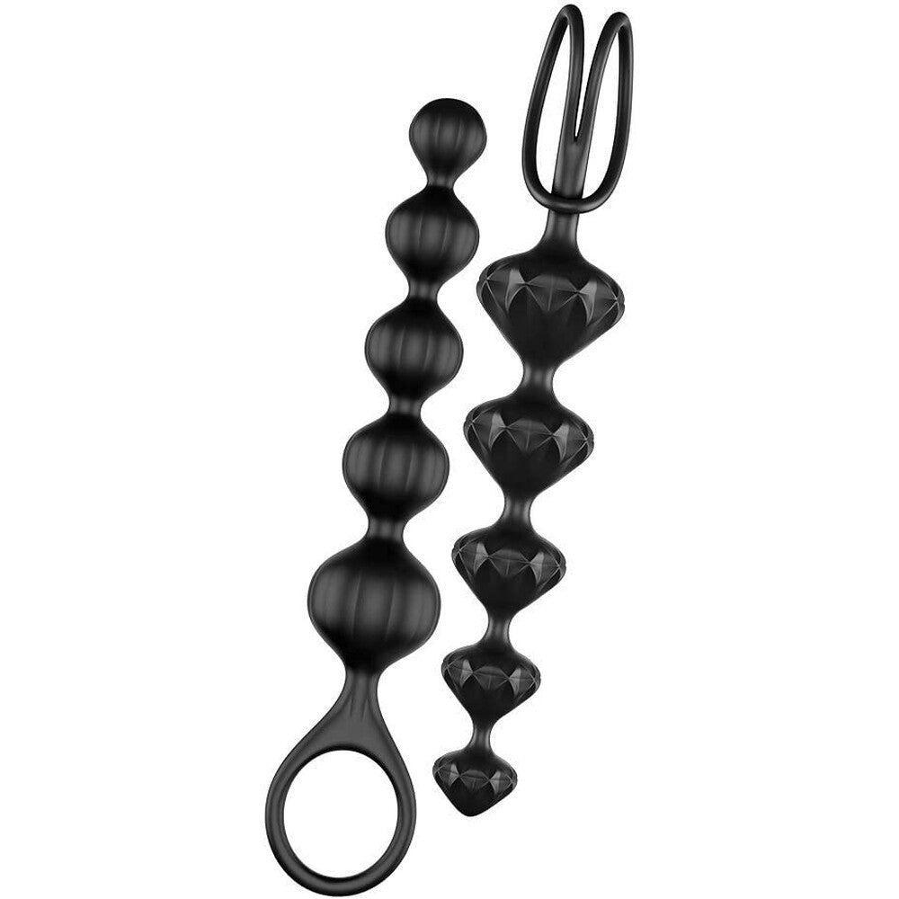 Satisfyer Silicone Anal Beads Set of 2 – Smooth Ergonomic Design 8 Inches Anal Beads > Anal Range > Anal Beads
