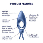 Satisfyer Sniper – Vibrating Adjustable Lasso Cock Ring > Cock Ring > Adjustable