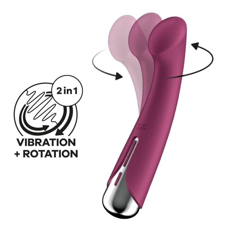 Satisfyer Spinning G-Spot 1 (Red) – Luxury G-Spot Vibrator > Sex Toys For Ladies > G-Spot Vibrators Main image