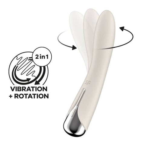 Satisfyer Spinning Vibe 1 Beige Default Title STIMULATORS