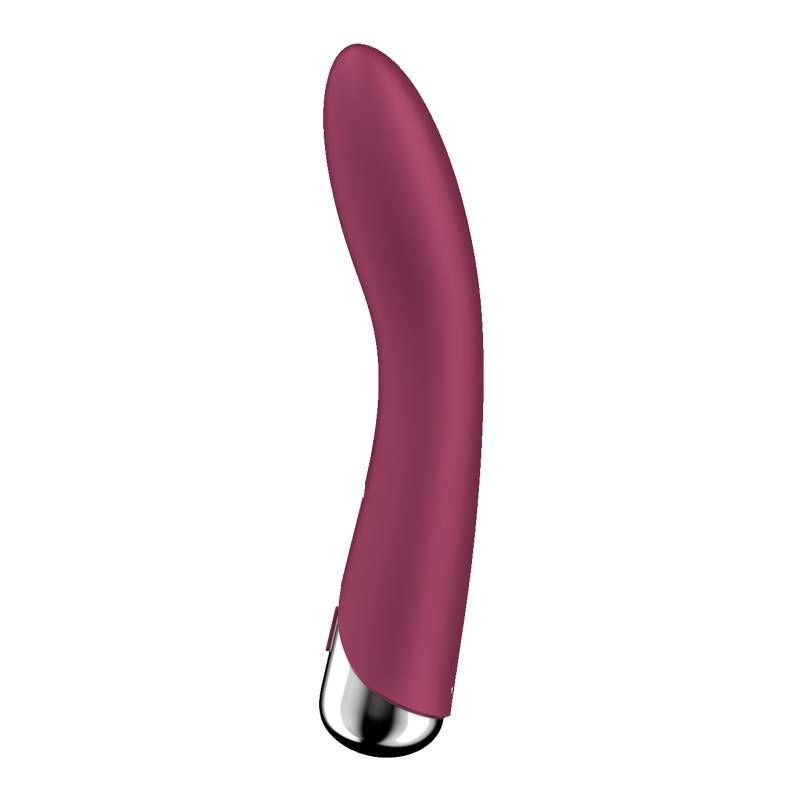 Satisfyer Spinning Vibe 1 Red G-Spot Vibrator 8.6 Inches > Sex Toys For Ladies > G-Spot Vibrators