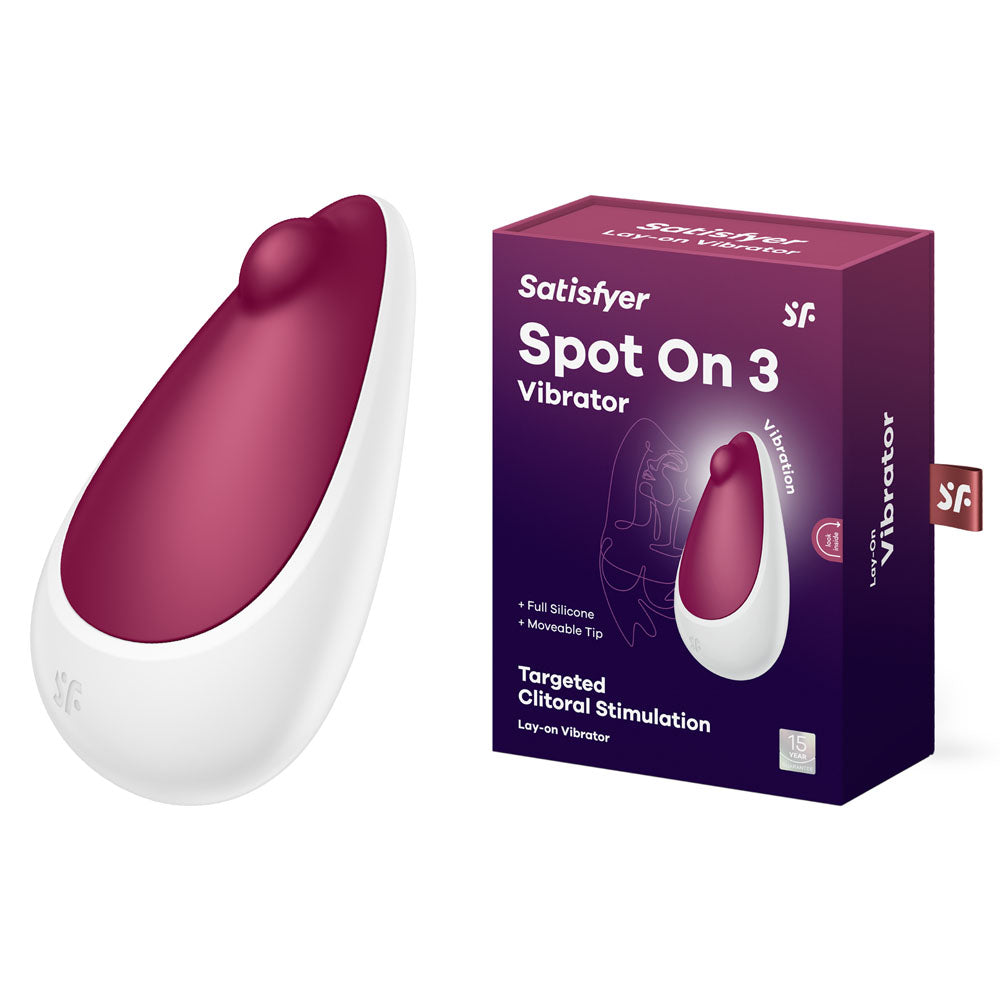 Satisfyer Spot On 3 Berry USB Rechargeable Clitoral Stimulator Purple STIMULATORS