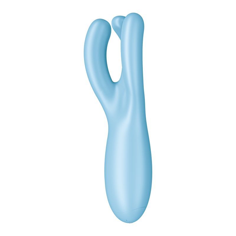 Satisfyer Threesome 4 Connect App Layon Vibrator Blue Vibrators