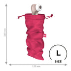 Satisfyer Treasure Bag Large Pink Toy Storage Bag > Essentials > Toy Storage
