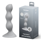 Satisfyer Triple Ball-R Beaded Anal Plug 18cm Weighted Balls Silicone > Anal Range > Anal Beads