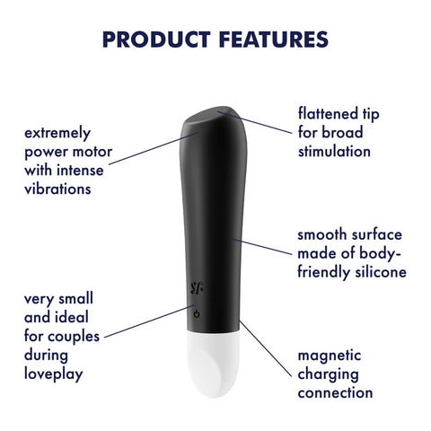 Satisfyer Ultra Power Bullet 2 – Rechargeable USB Bullet Vibrator BULLETS-PREMIUM