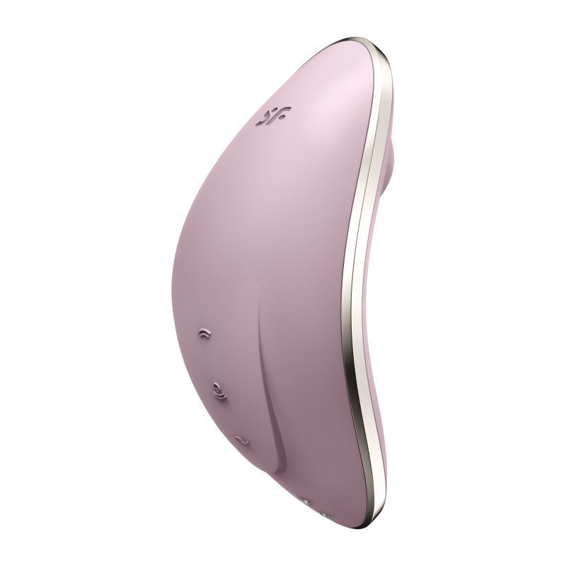 Satisfyer Vulva Lover 1 Compact Clitoral Stimulator – Violet Silicone Rechargeable Vibrator Secondary image
