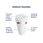 Satisfyer Layon 4 Little Wand – Waterproof Rechargeable Stimulator > Vibrators > Ladies > Clitoral Vibrators and Stimulators