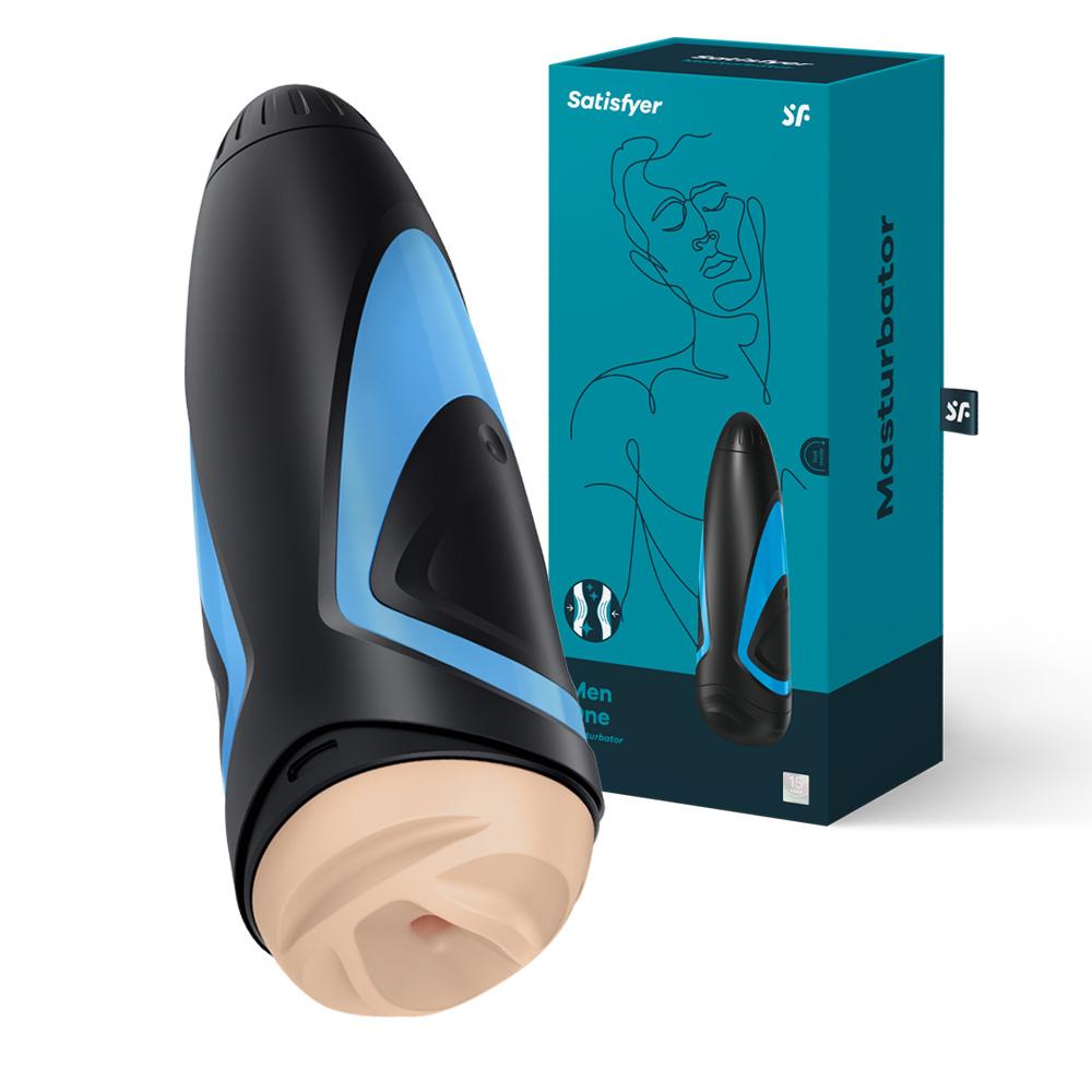 Satisfyer Men One – Precision-Engineered Male Masturbator Black > Sex Toys For Men > Masturbators > Vibrating
