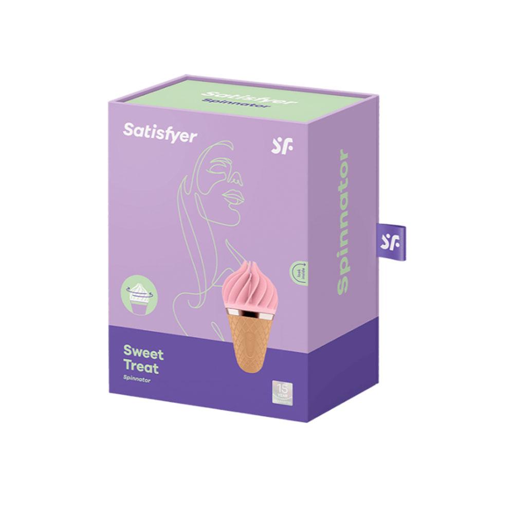Satisfyer Sweet Treat Rotating Clitoral Vibrator Pink