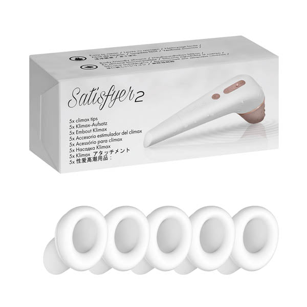 Satisfyer 2 Climax Replacement Heads – Silicone Set of 5 Replacement Heads > Sex Toys > Replacement Parts Main image