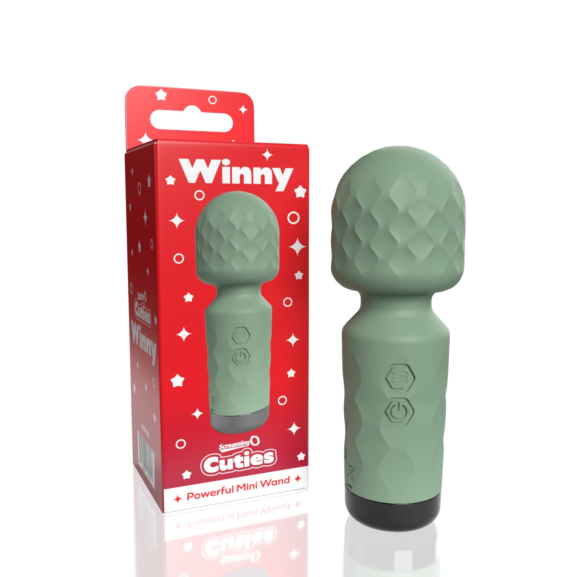 Cuties - Winny Rechargeable Mini Wand (Sage Green) Secondary image