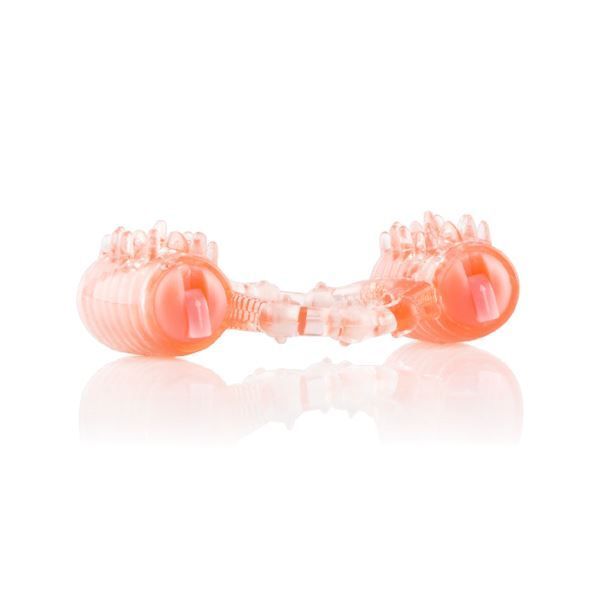 Two-O Vibrating Ring – Dual Motor Stretchy Silicone Couples Vibrator Ring > Cock Ring > Vibrating