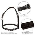 Euphoria Collection Halter Buckle Harness Vegan Leather with Velvet Interior > Clothes > Womens Harnesses