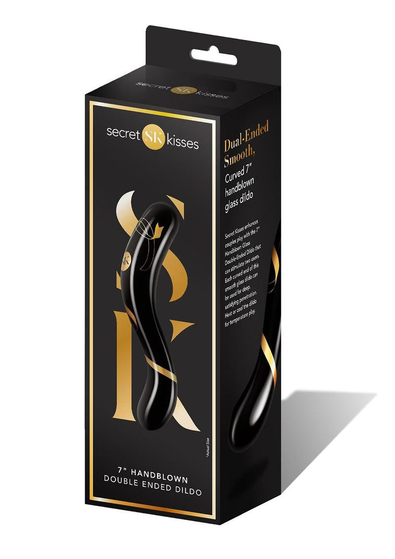 Secret Kisses Handblown Double Ended Dildo 7 Inch > Glass > Dildos