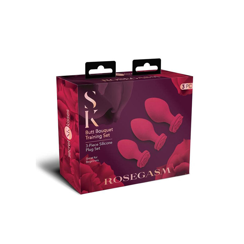 Secret Kisses Rosegasm Butt Bouquet Training Set > Anal Range > Butt Plug Kits