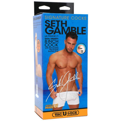 Seth Gamble Ultraskyn Cock Vanilla 8in - Realistic Replica Dongs Celebrity