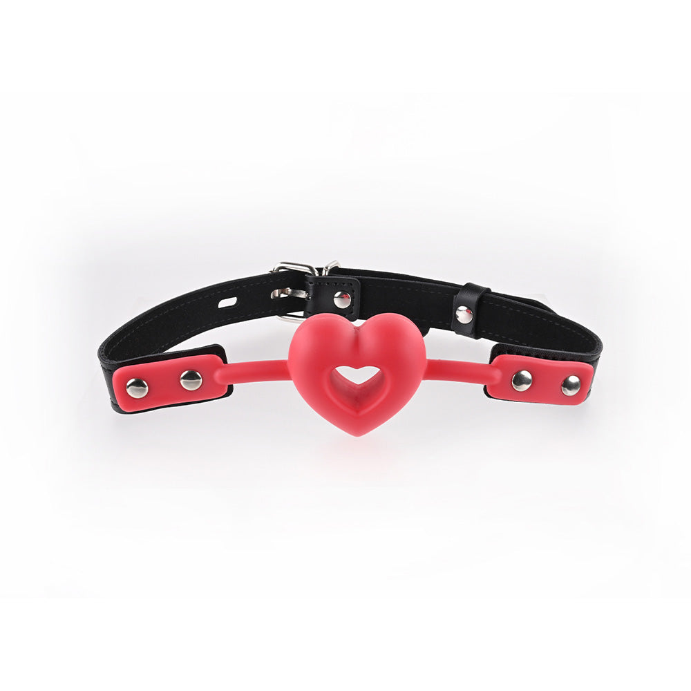 Sex & Mischief Amor Adjustable Heart-Shaped Ball Gag BDSM Accessory > Bondage Gear > Gags and Bits