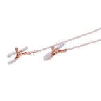 Sex & Mischief Peaches n CreaMe Collar with Nipple Clamps 35-44.5 cm > Sex Toys > Nipple Clips
