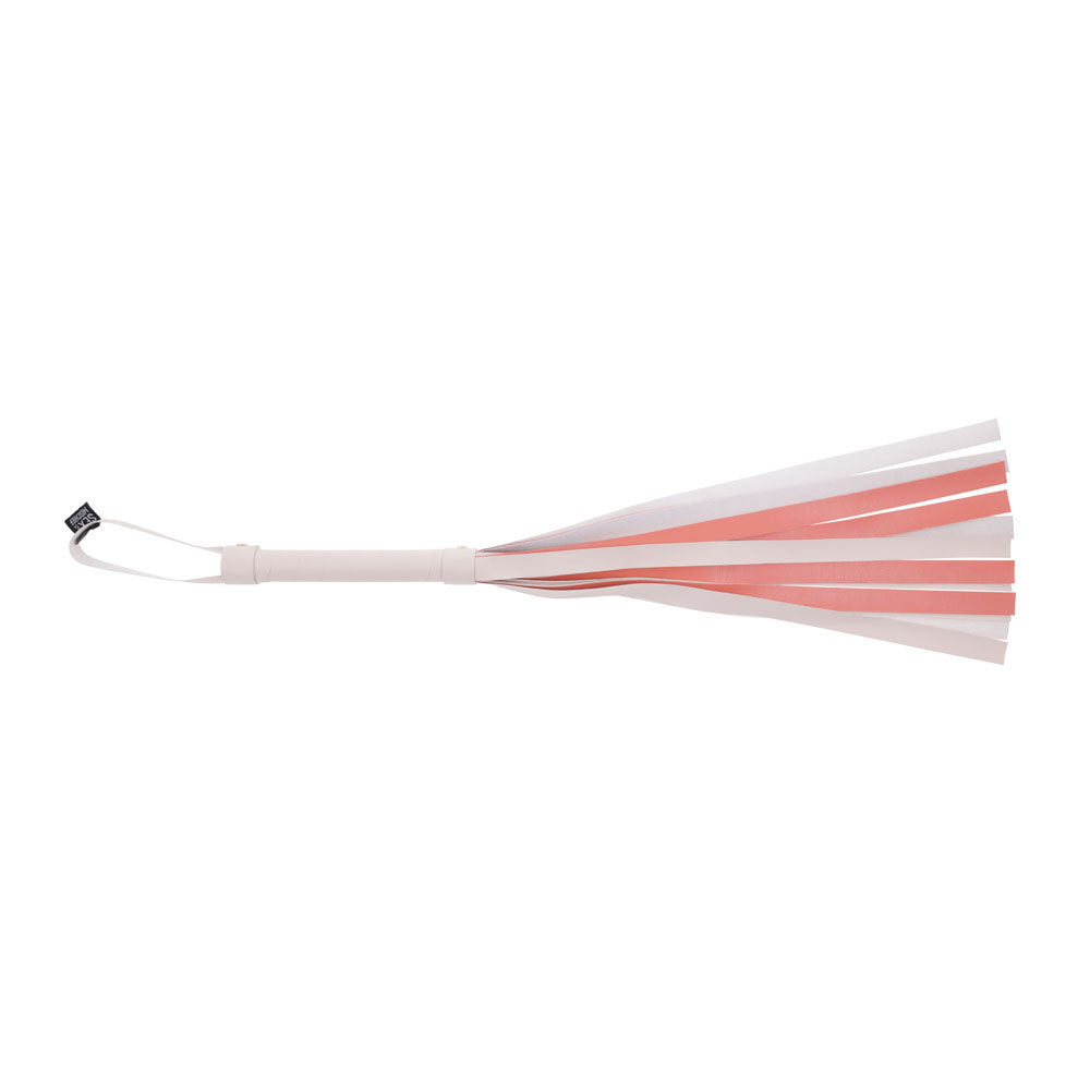 Sex & Mischief Peaches n CreaMe Stripe Flogger 80 cm - Peach Whip > Bondage Gear > Whips & Floggers
