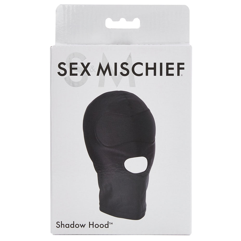 Sex & Mischief Shadow Hood with Mouth Opening – Adjustable Blindfold Mask Secondary image