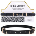 Sex and Mischief Double Buckle Day Collar > Bondage Gear > Collars & Leashes