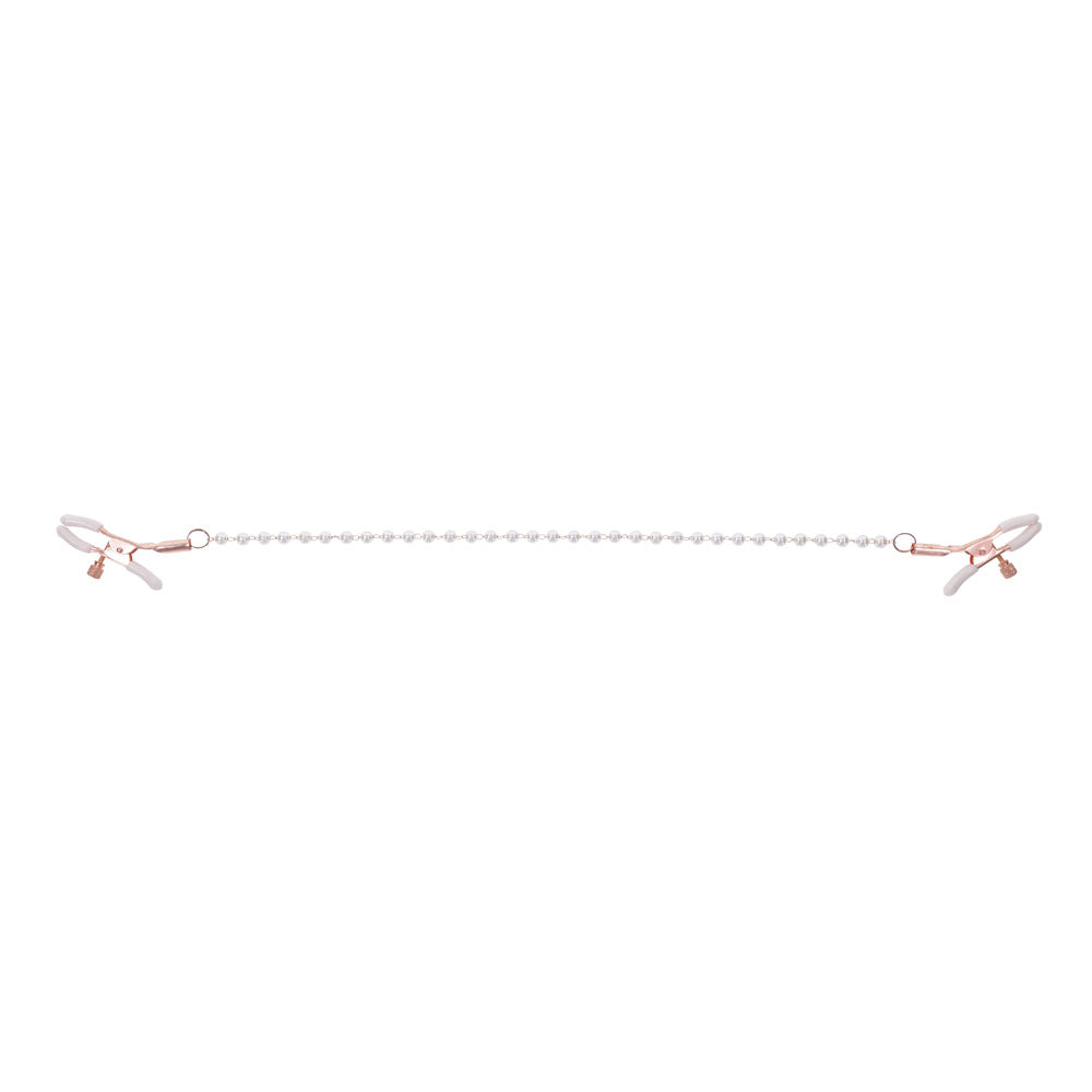 Sex and Mischief Peaches n CreaMe Pearl Nipple Clamps > Sex Toys > Nipple Clips