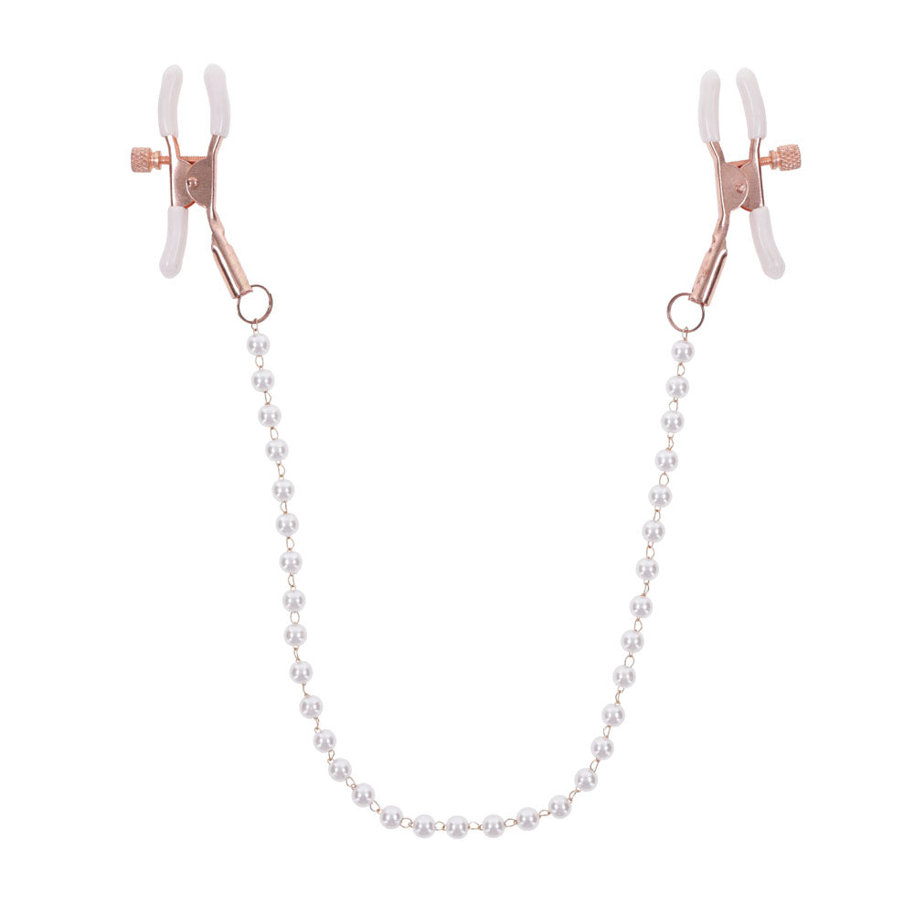 Sex and Mischief Peaches n CreaMe Pearl Nipple Clamps > Sex Toys > Nipple Clips