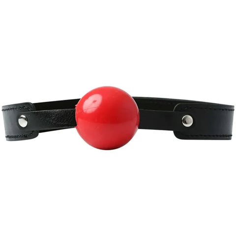 Sex and Mischief Solid Red Ball Gag for Adult Play and Adventure > Bondage Gear > Gags and Bits