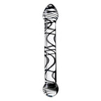 Sexus Glass Dildo Duo Black Swirl 20.5cm Intimate Pleasure Toy > Glass > Dildos