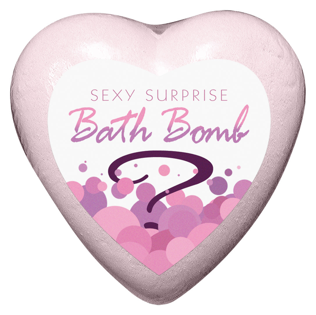 Sexy Surprise Bath Bomb with Hidden Toy - Heart Shaped Bath & Body