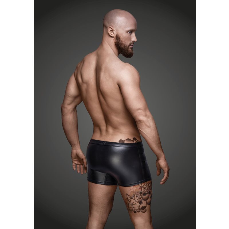 Sexy Tight-Fitting Shorts With Zipper and Stylish Seams Design Secondary image