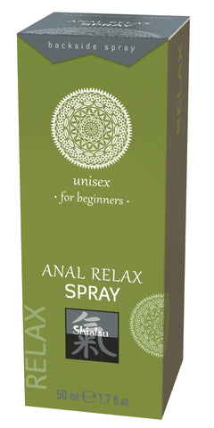 Shiatsu Anal Relax Spray for Beginners 50ml Anal Lubricant