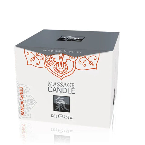 Shiatsu Massage Candle Sandalwood Scented Relaxation Aid Massage Oil