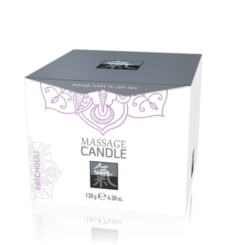 Shiatsu Massage Candle with Patchouli Scent for Relaxation and Intimacy Massage Oil