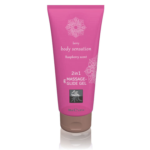 Shiatsu Massage Lubricant Raspberry 200 ml Massage Oil