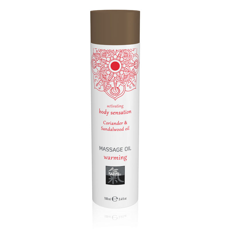 Shiatsu Massage Oil Warming Coriander And Sandalwood Oil 100ml Massage Oil