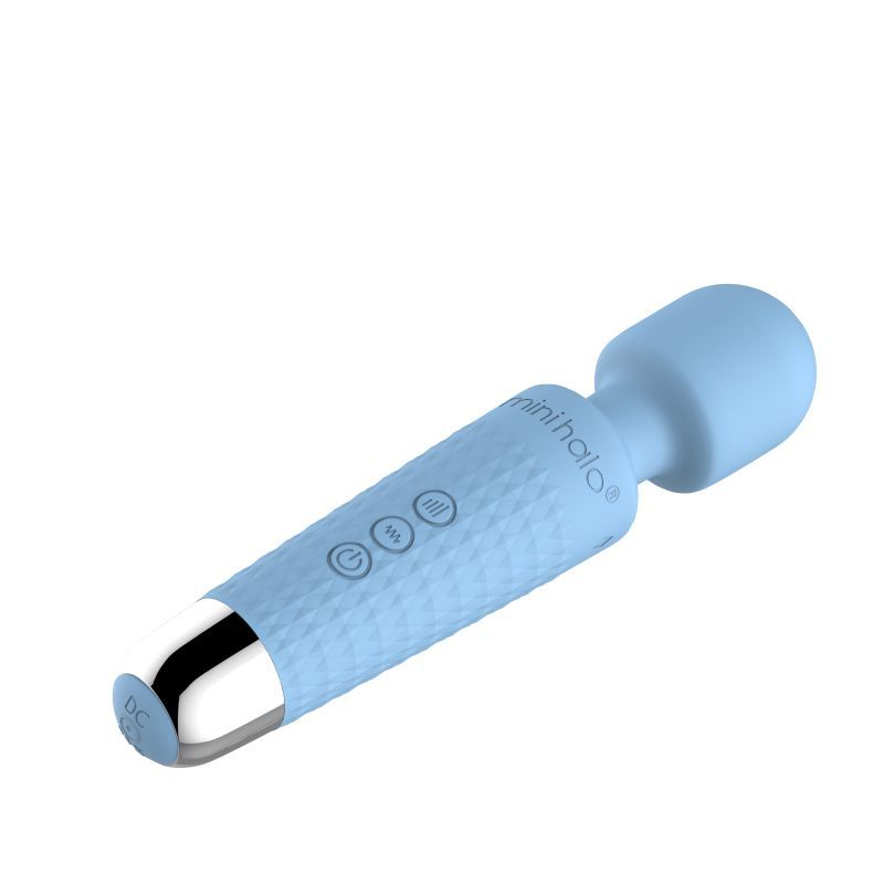 Shibari Mini Halo Wireless 20X Powder Blue Massager Electric Massager