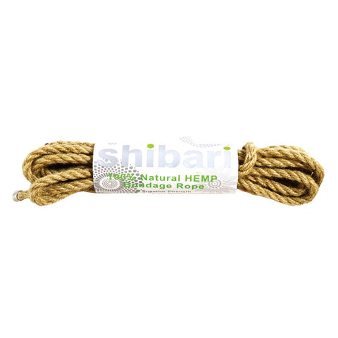 Shibari Rope 100 Percent Natural Hemp 5 Meter Length Rope