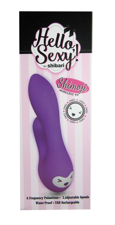 Shimoji OMG Purple 9 Multi-Pulsations Rechargeable Hello Sexy Wireless Vibrator