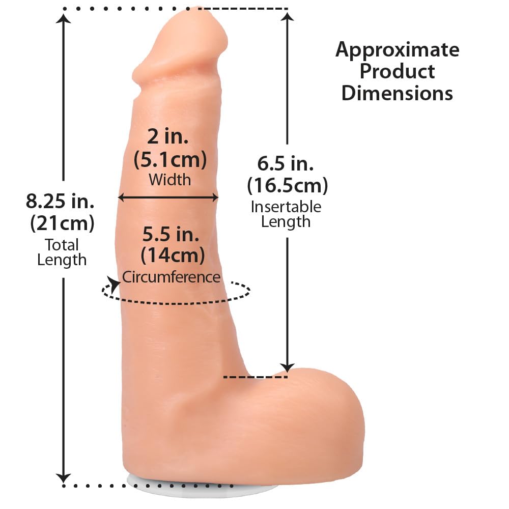 Signature Cocks Maximo Garcia (Ultraskyn) – 8.5 Inch Dual Density Cock with Removable Vac-U-Lock Suction Cup > Dildos > Performer Replica