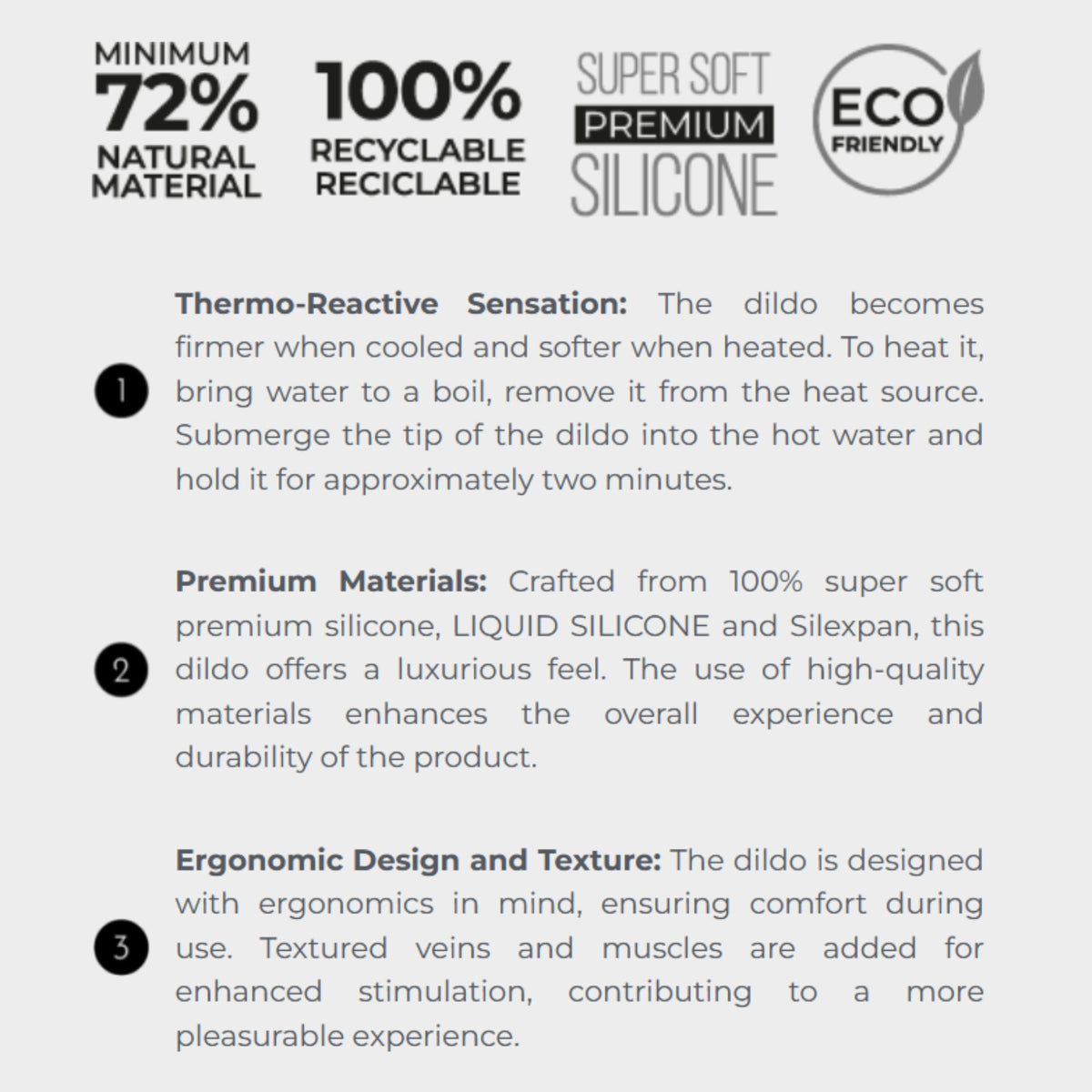 Silexd Liquid Silicone Flesh Male Torso with 7" Interchangeable Dildo > Sex Toys > Sex Dolls > Premium