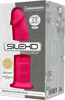 Silexd 7.5 Inch Model 2 Pink Premium Silicone Dildo with Memory Silicone Core and Suction Base Default Title DONGS
