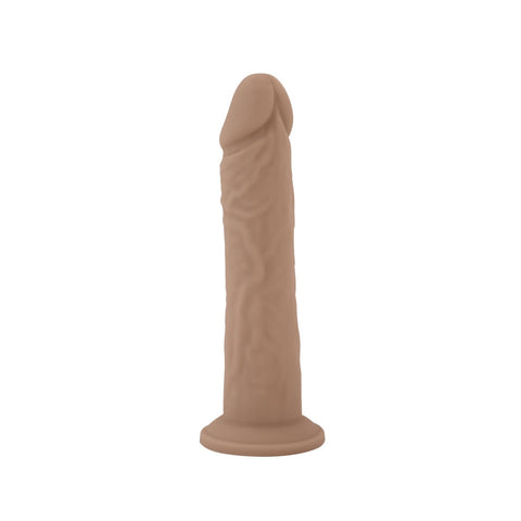 Silexd 8 Inch Model 2 Liquid Silicone Dildo in Flesh for Adult Pleasure Dongs Realistic