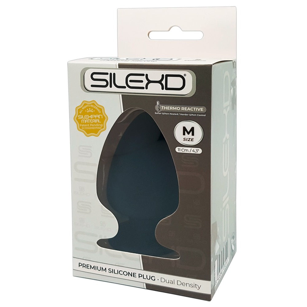 Silexd Premium Silicone Medium Butt Plug 4 Inch – Shape-Shifting Silicone Butt Plug > Anal Range > Butt Plugs