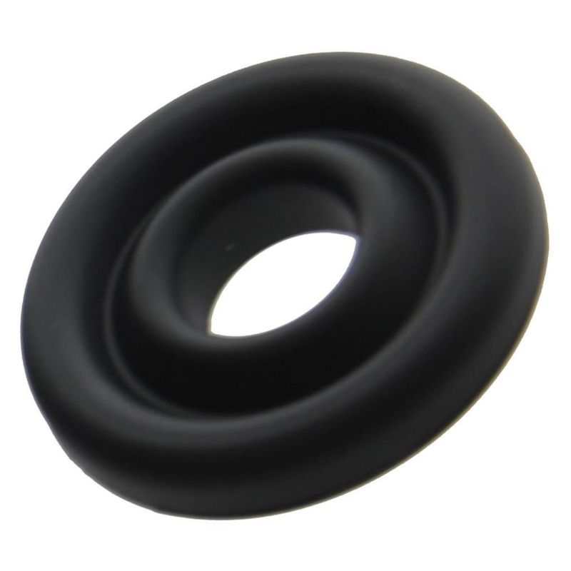Silicone Donut Cushion Black for Pump Cylinder 1.75 to 2.15 Inch Diameter Small Medium Pump Accessories